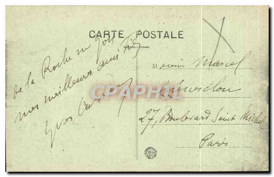 La Roche sur Yon CPA Vue generale sur la place d'armes — Back