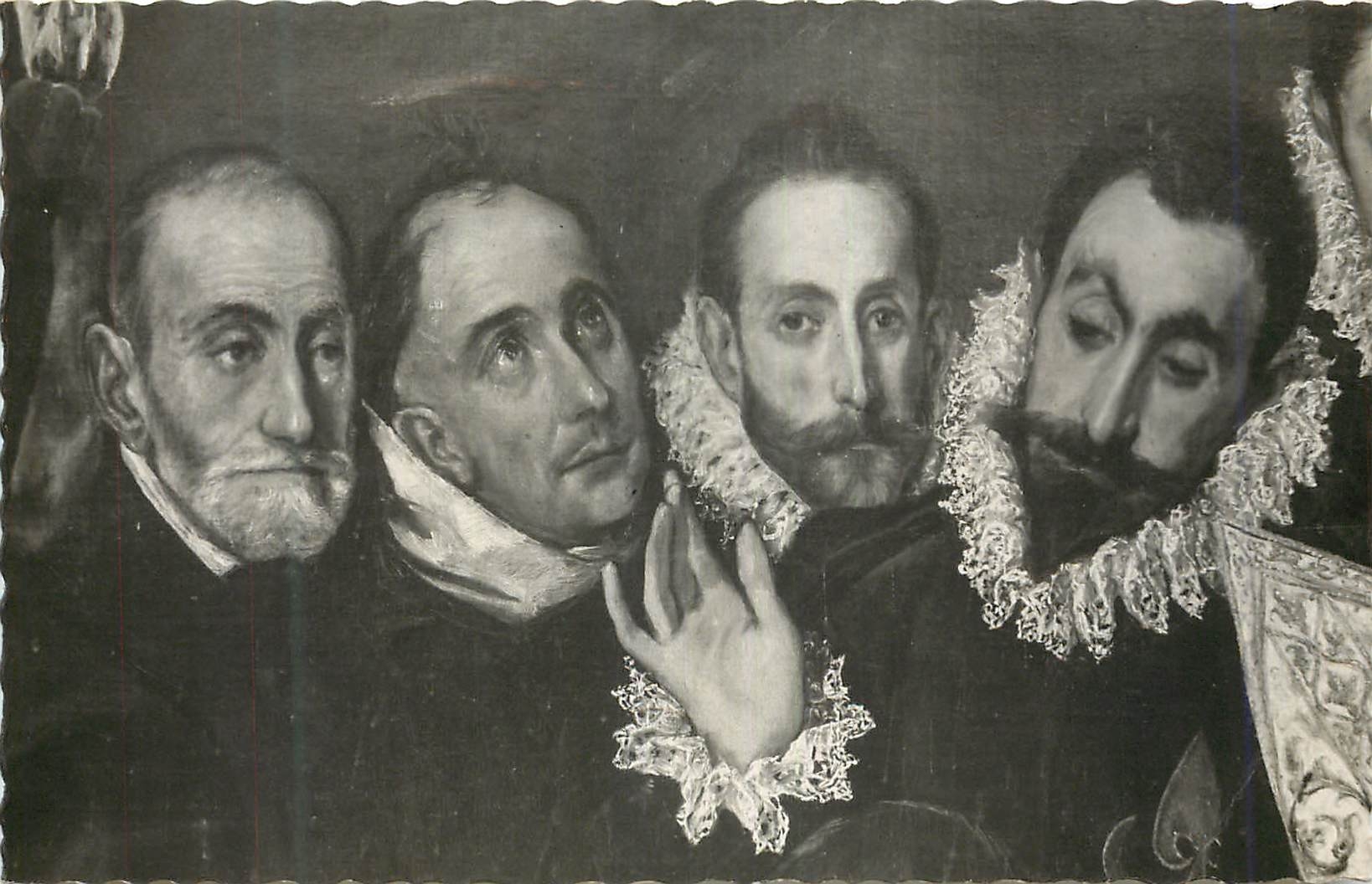 CPM Toledo Toledo Entierro de Conde de Orgaz San Agustin San Esteban y el Conde de Orgaz El Greco