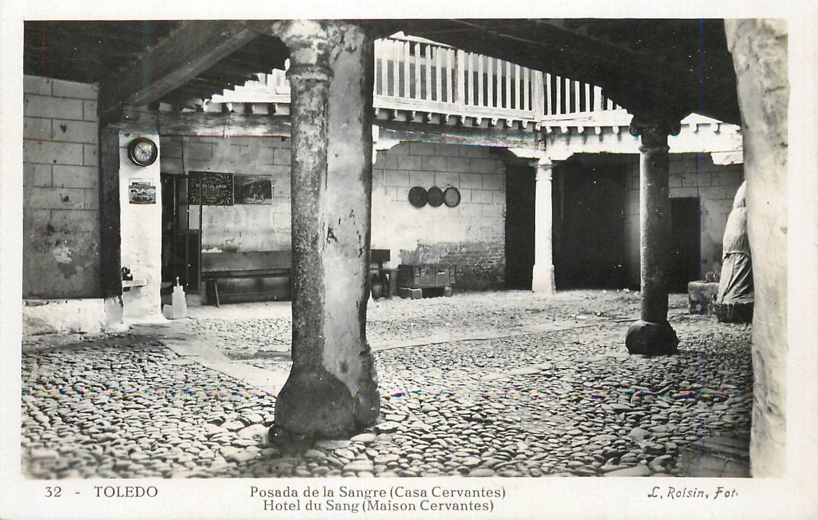 CPM Toledo Hotel du Sang Maison Cervantes