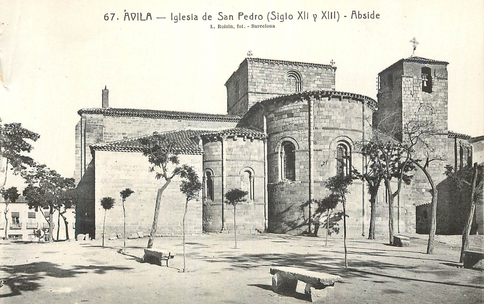 CPA Avila Iglesia de San Pedro Abside