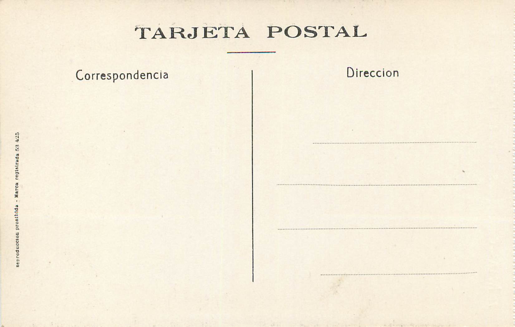 CPA Avila Convento de Santo Tomas Fundado en Fachada — Rückseite
