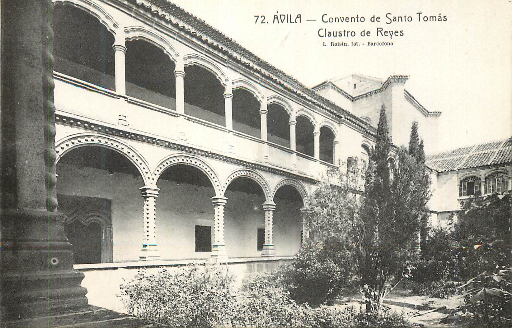 CPA Avila Convento de Santo Tomas Claustro de Reyes