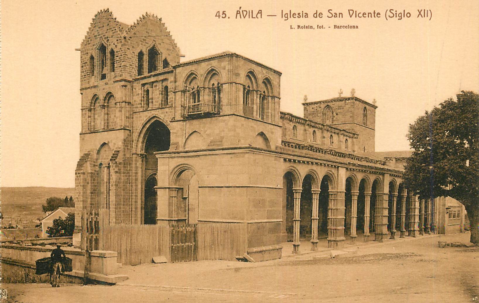 CPA Avila Iglesia de San Vicente