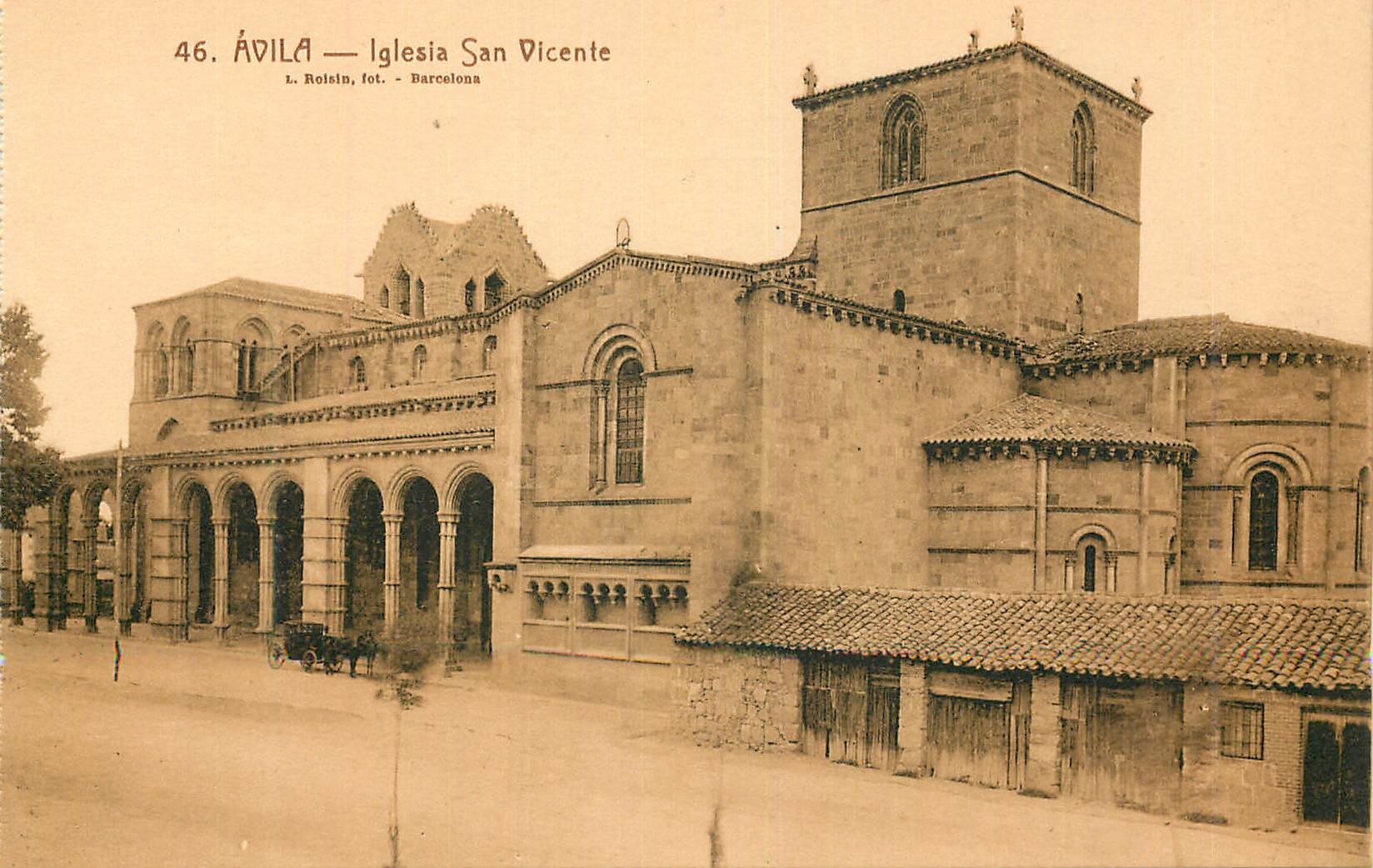 CPA Avila Iglesia de San Vicente