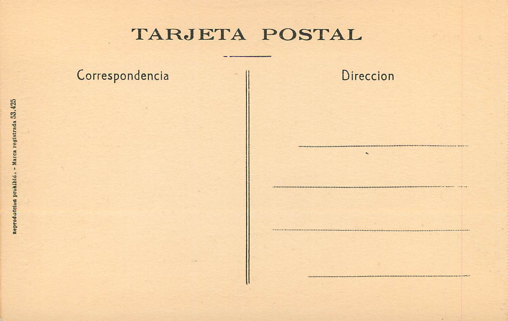 CPA Avila San Vicente Puerta Principal — Rückseite