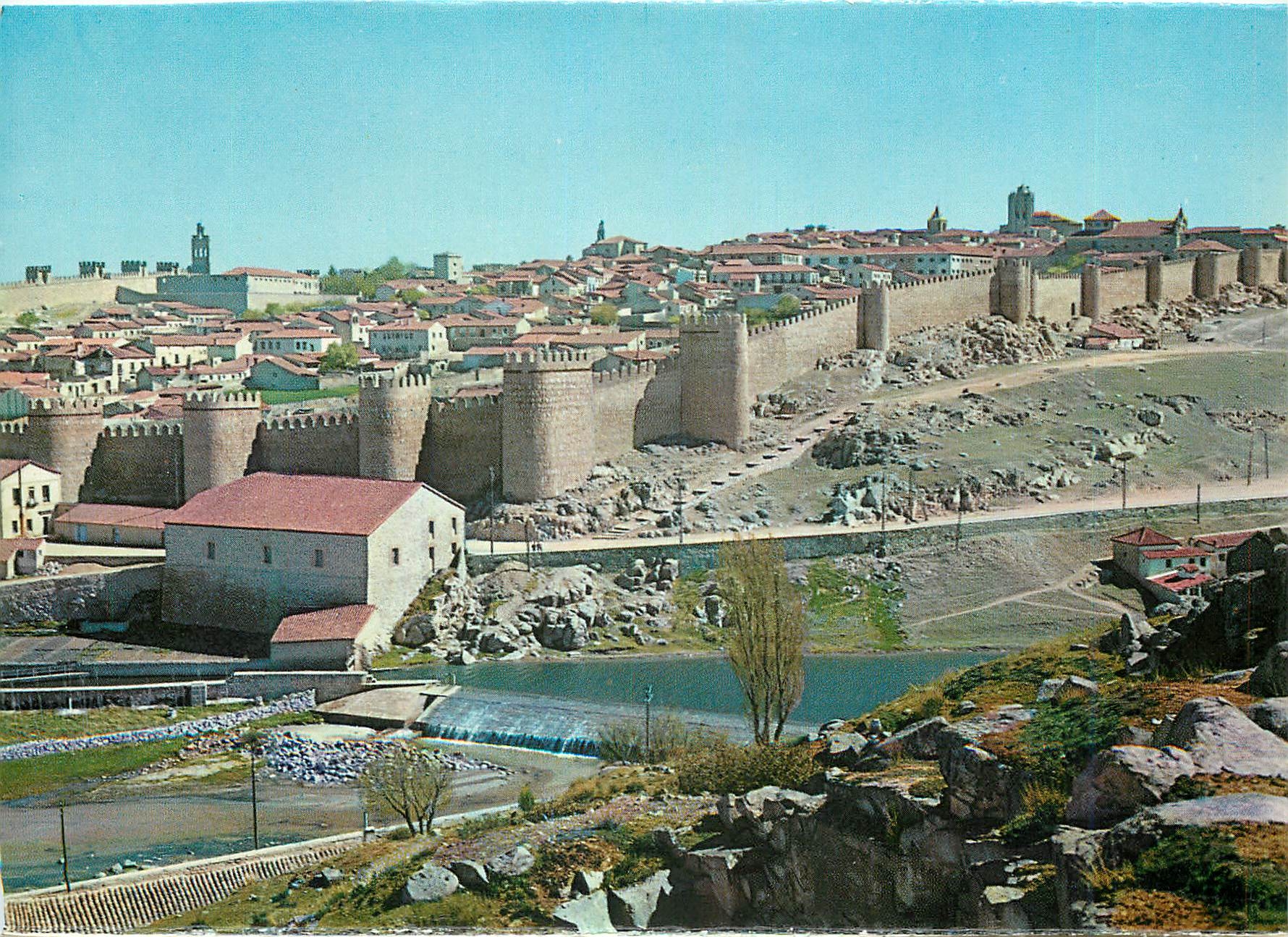 CPM Avila Vue partielle de la ville muree