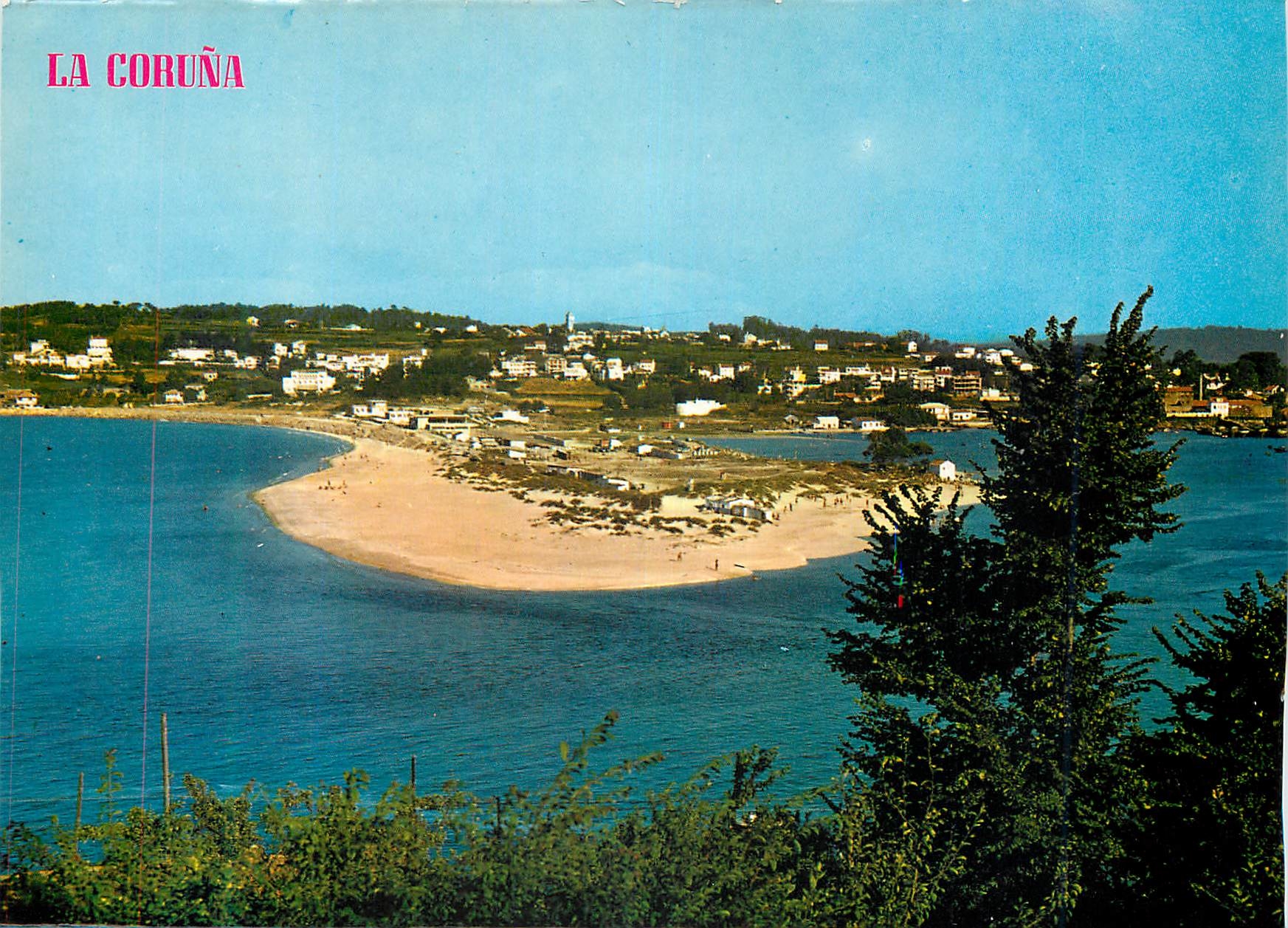 CPM La Coruna Plage de Sainte Christine