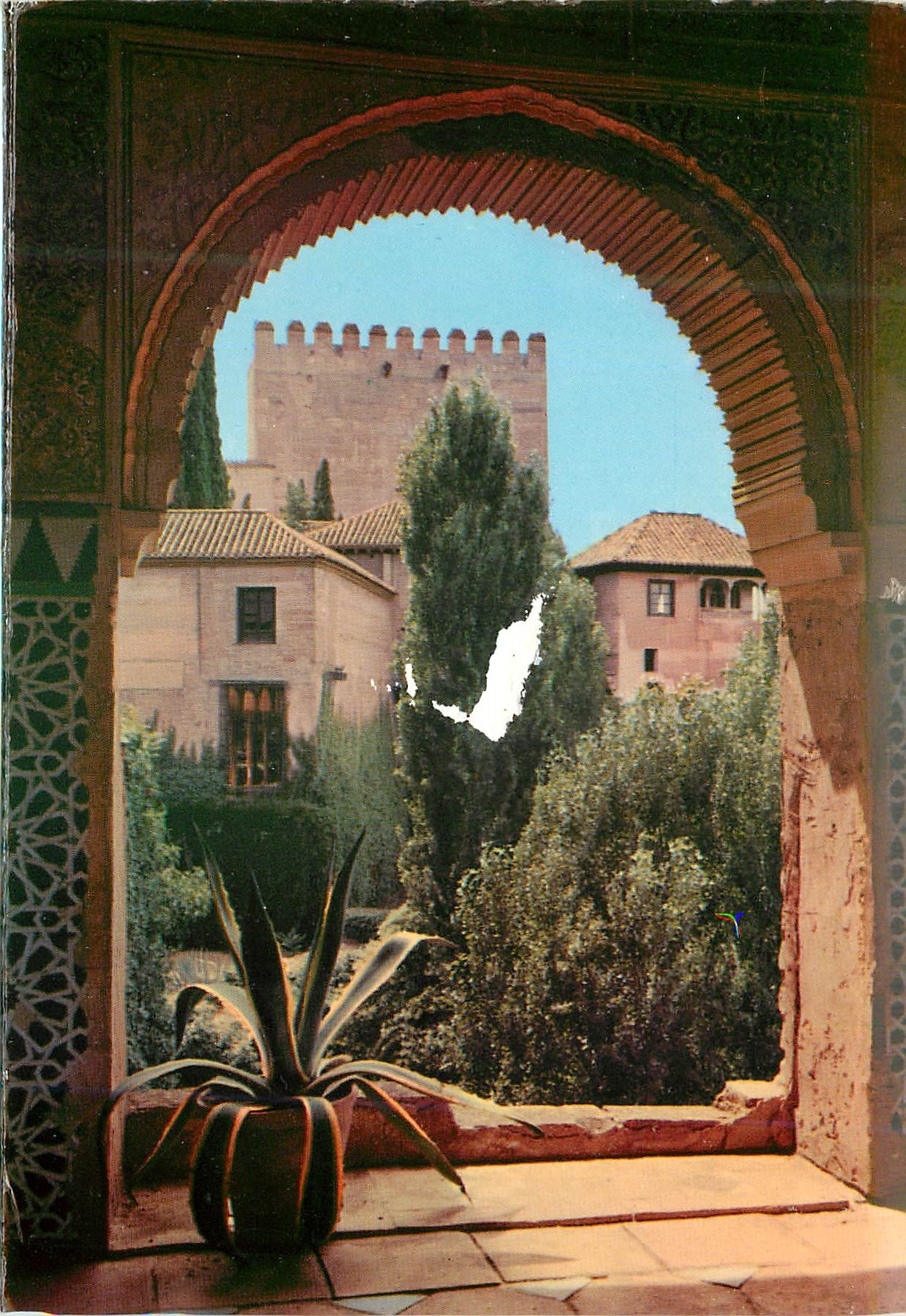 Alhambra — Vue depuis la Tour des Dames — Kolor-Zerkowitz, série 45, n°20
