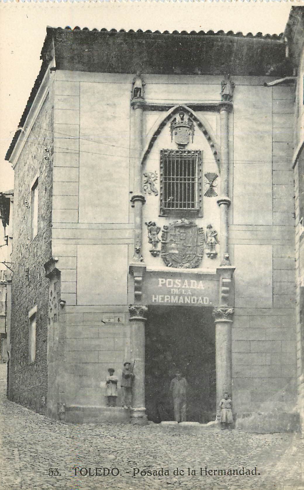 CPA Toledo Posada de la Hermandad Enfants