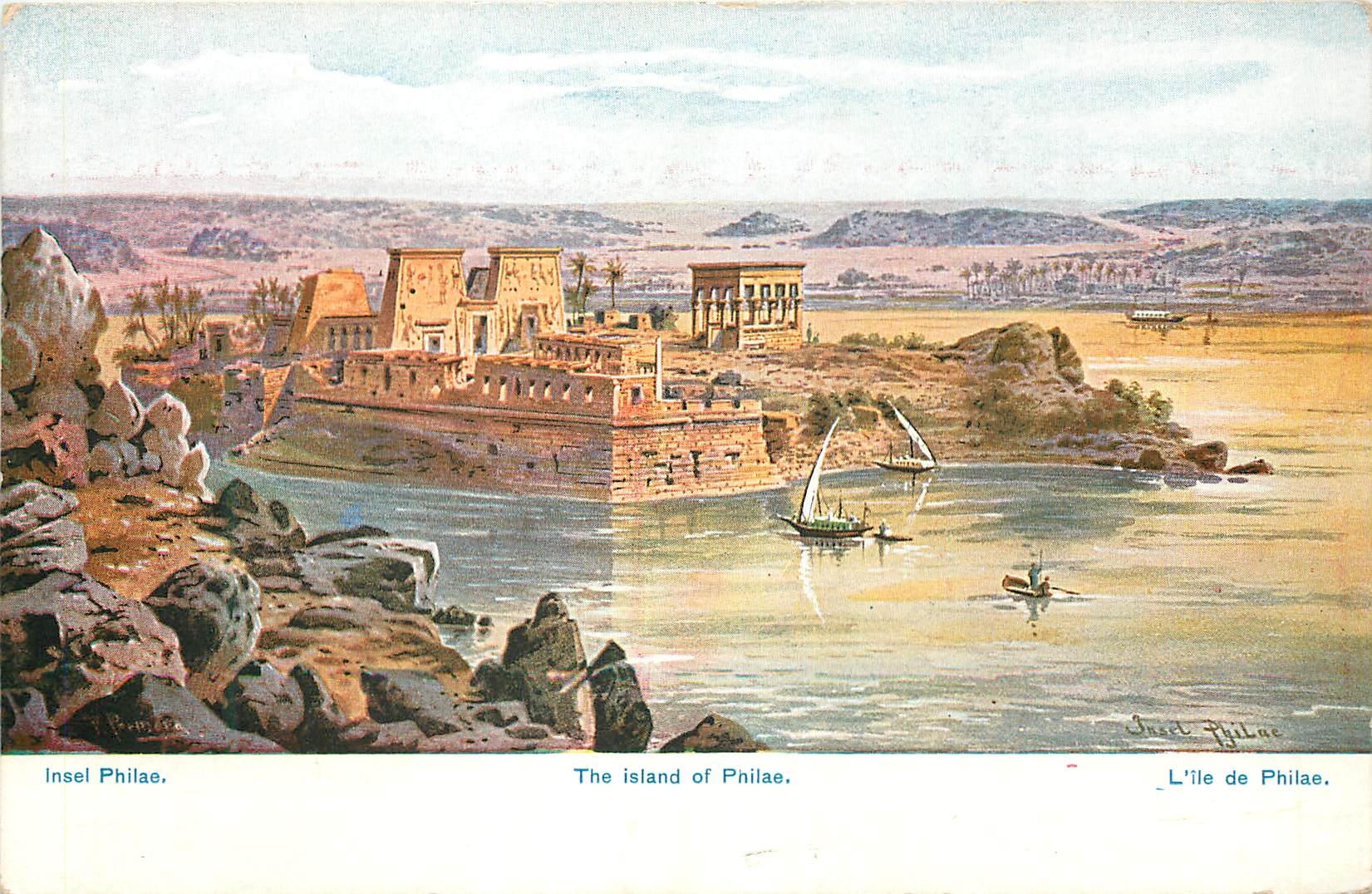CPA The island of Philae