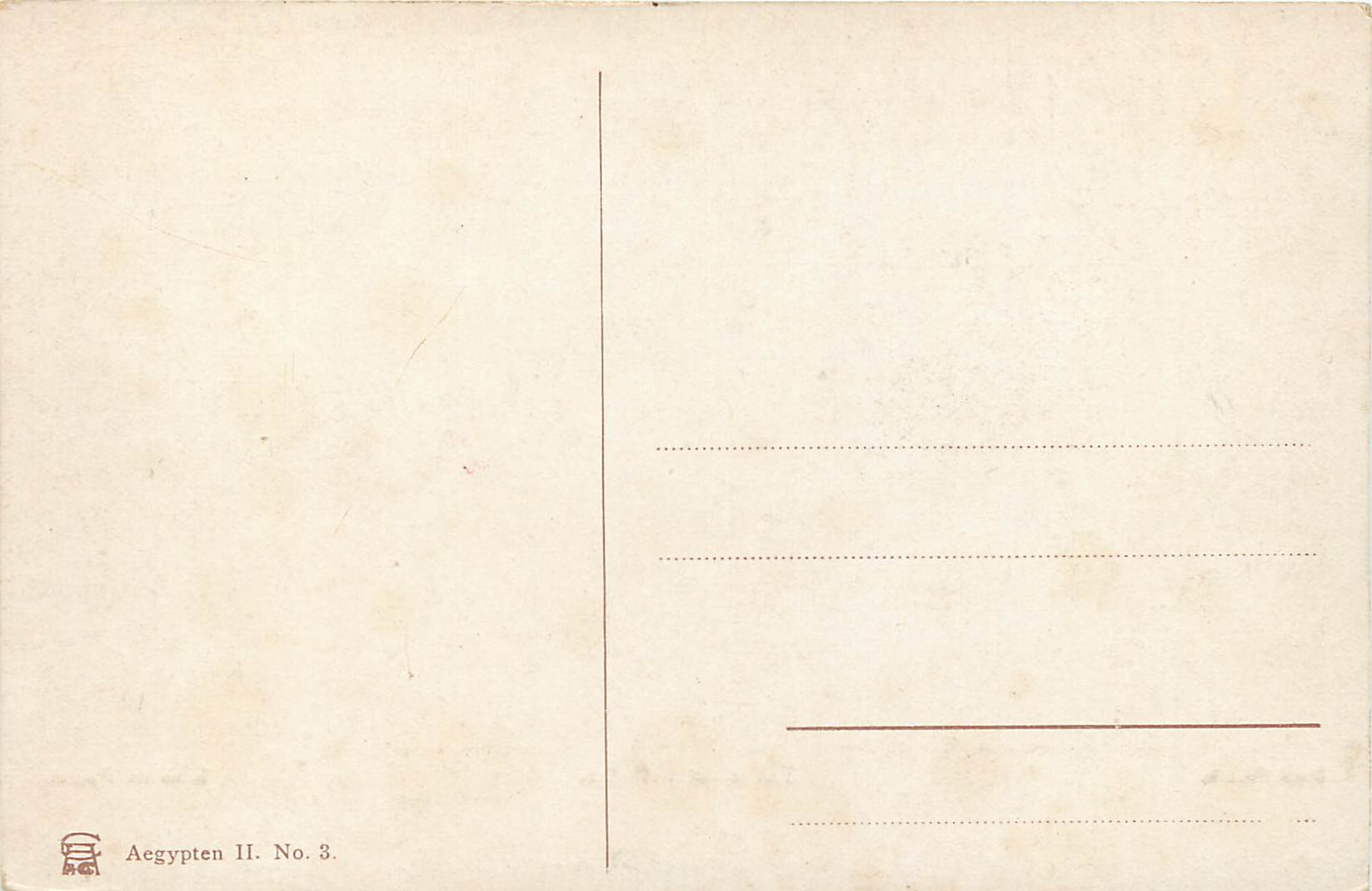 CPA The island of Philae — Rückseite