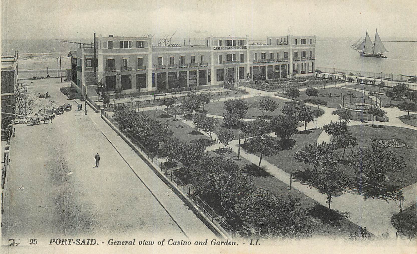 CPA Port Said General view of Casino and Garden