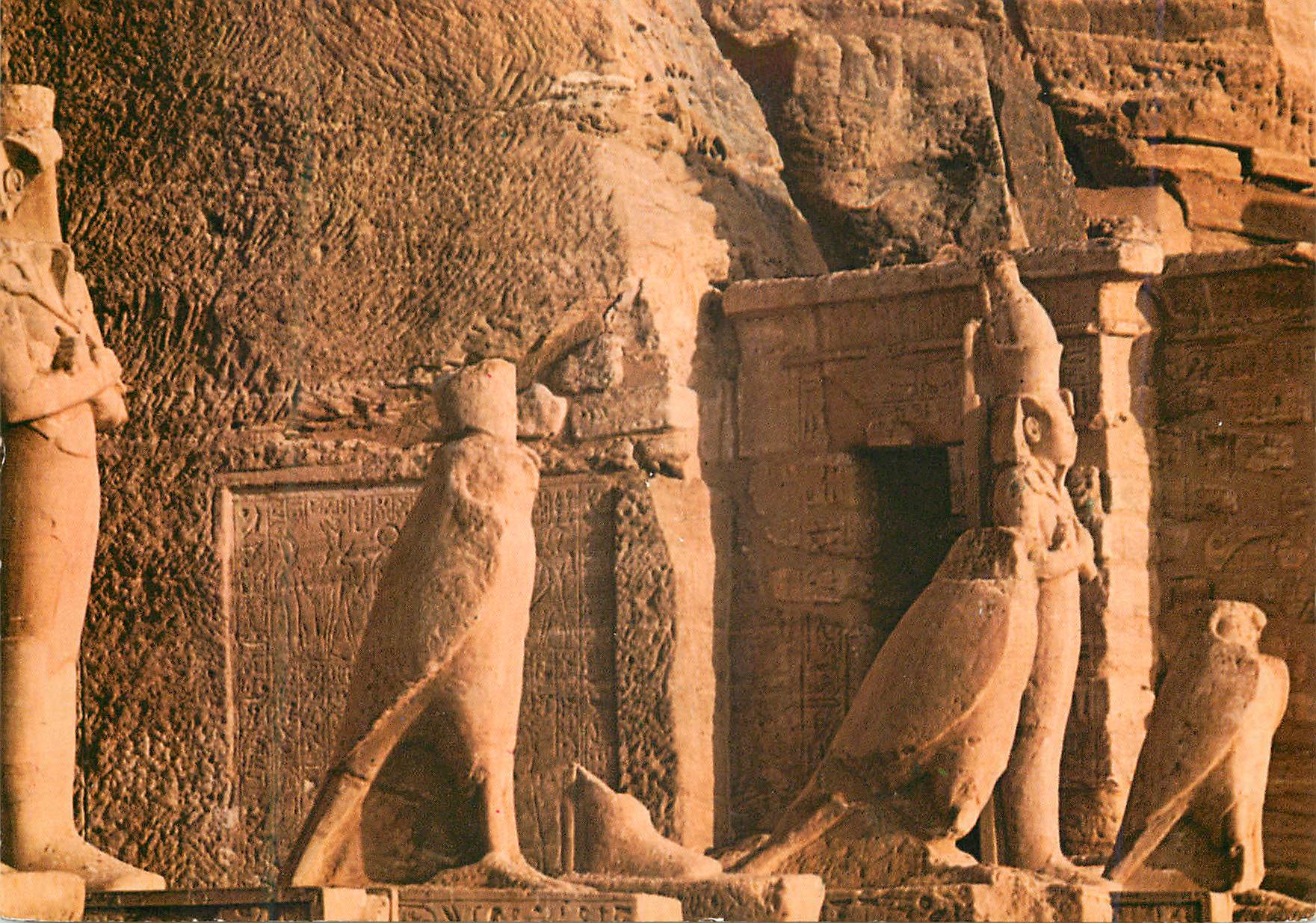 CPM Some Statues of Abou Simbel Rock Temple of Ramses