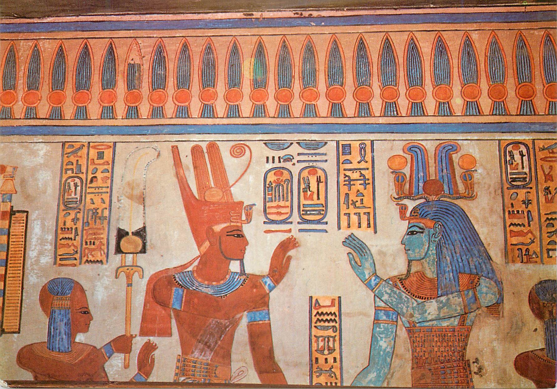 CPM Quenns Valley Mural paintigs in the tomb of Amen her Khovsef