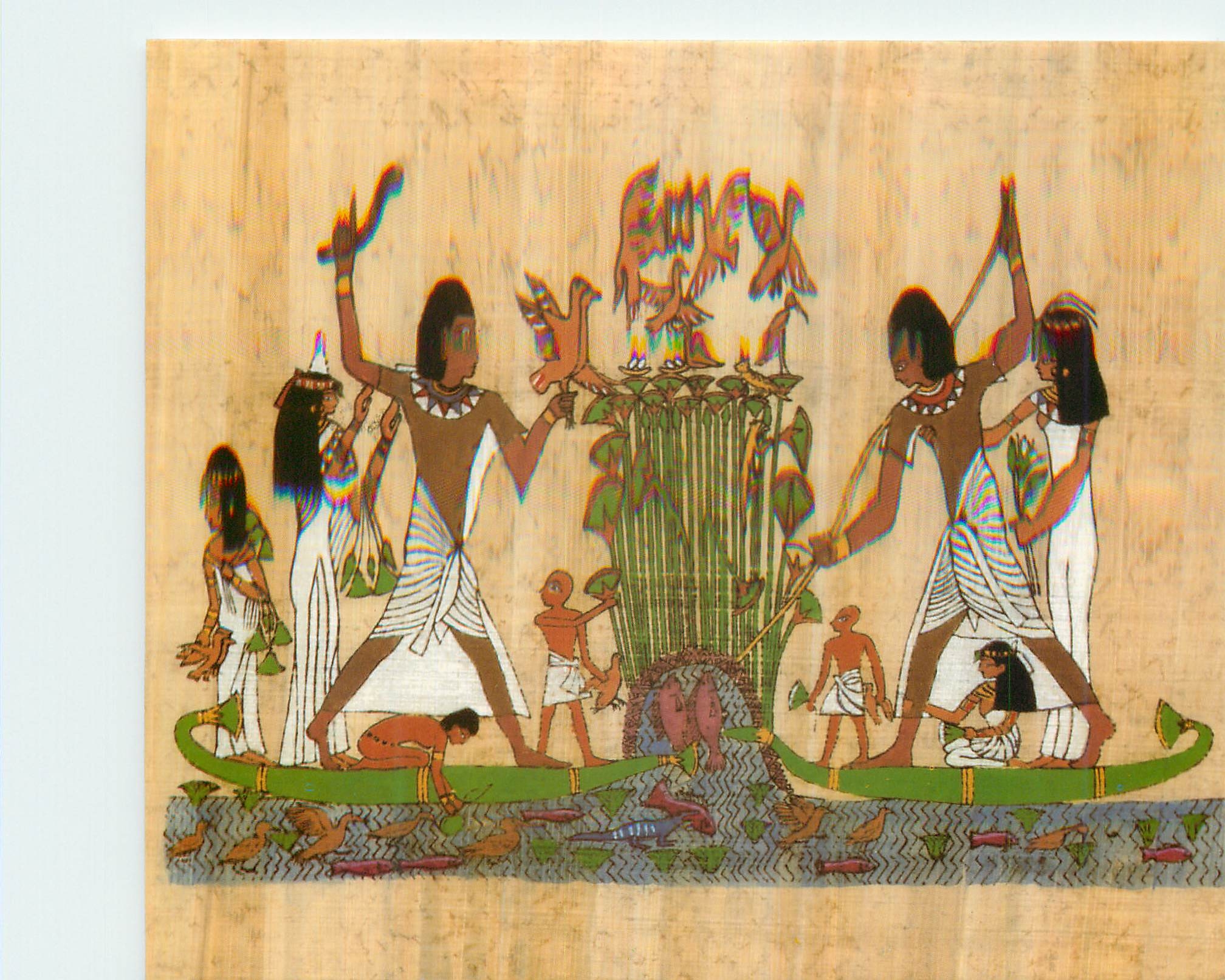 CPM The scribe Menna fishing and hunting birds