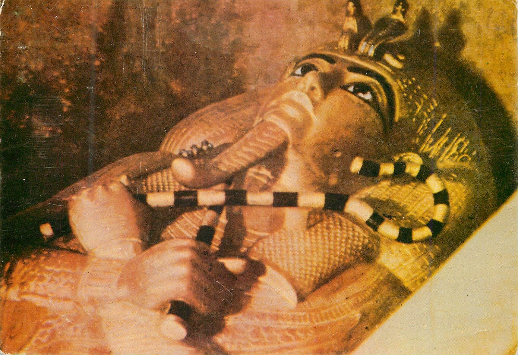 CPM Tomb of King Tut Ankh Amun Third Coffin containing the kings mummy