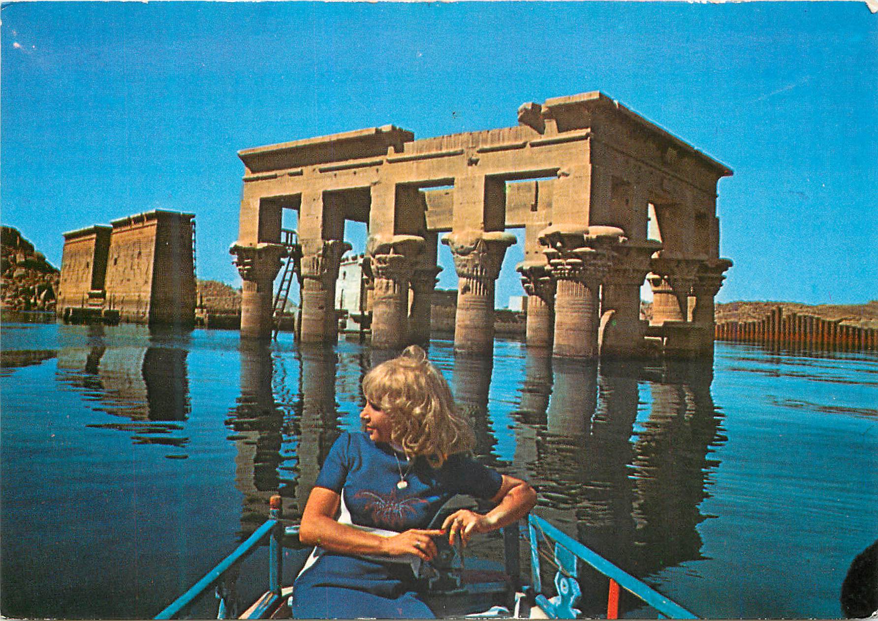 CPM Asswan General view of Isis Temple at Philoe partially covered under Niles floo