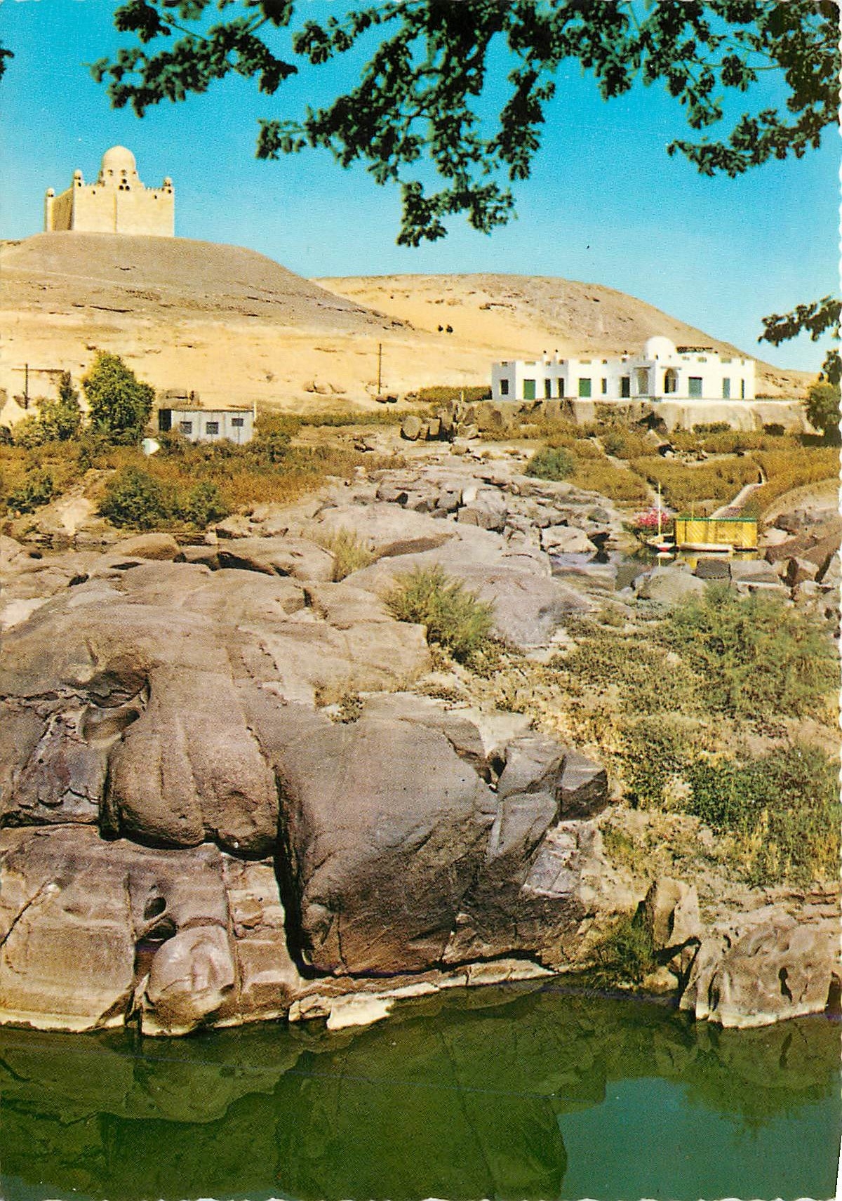 CPM Aswan Tomb of Aga Khan and the villa of the Beghum