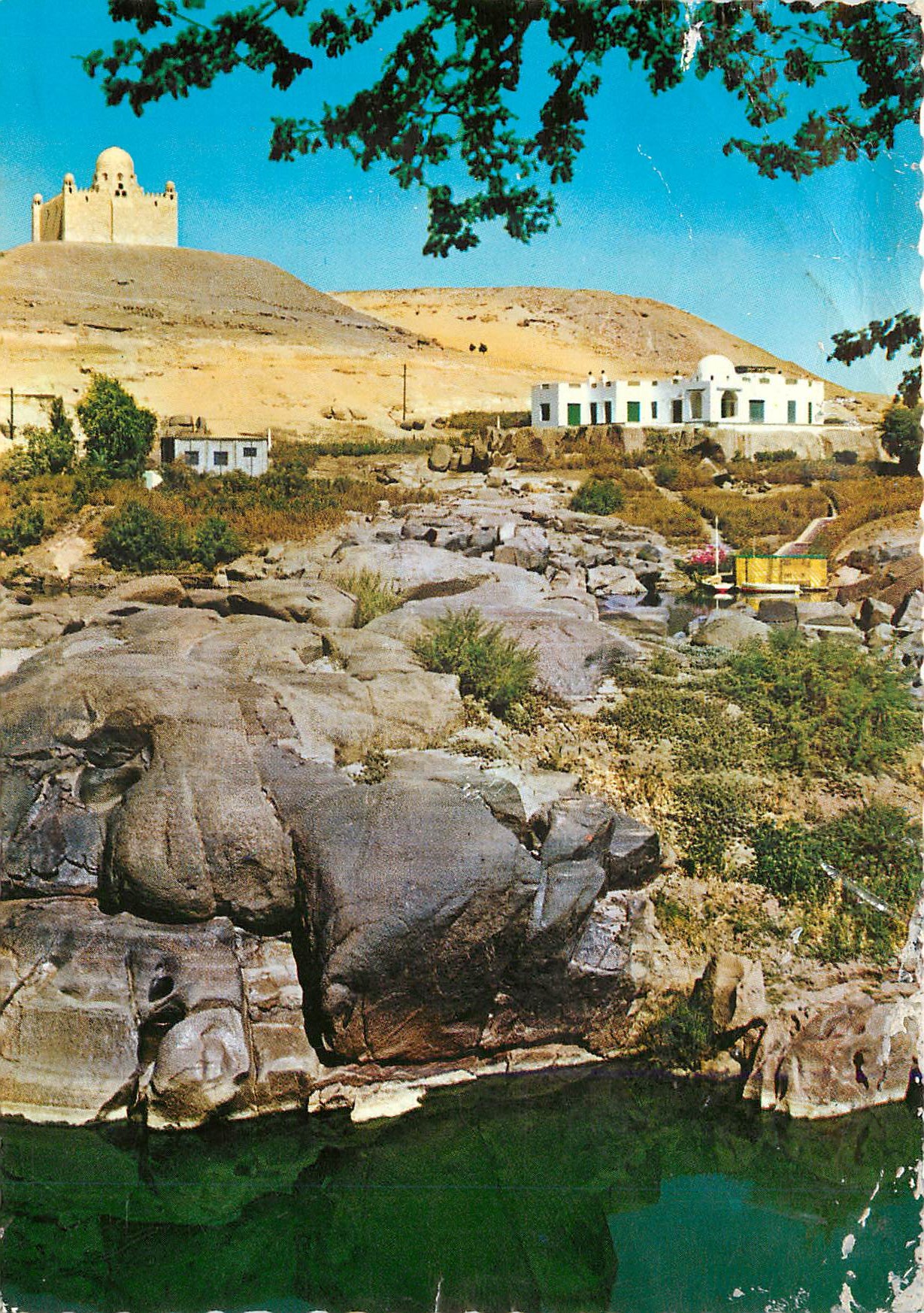 CPM Aswan Tomb of Aga Khan and the villa of the Beghum