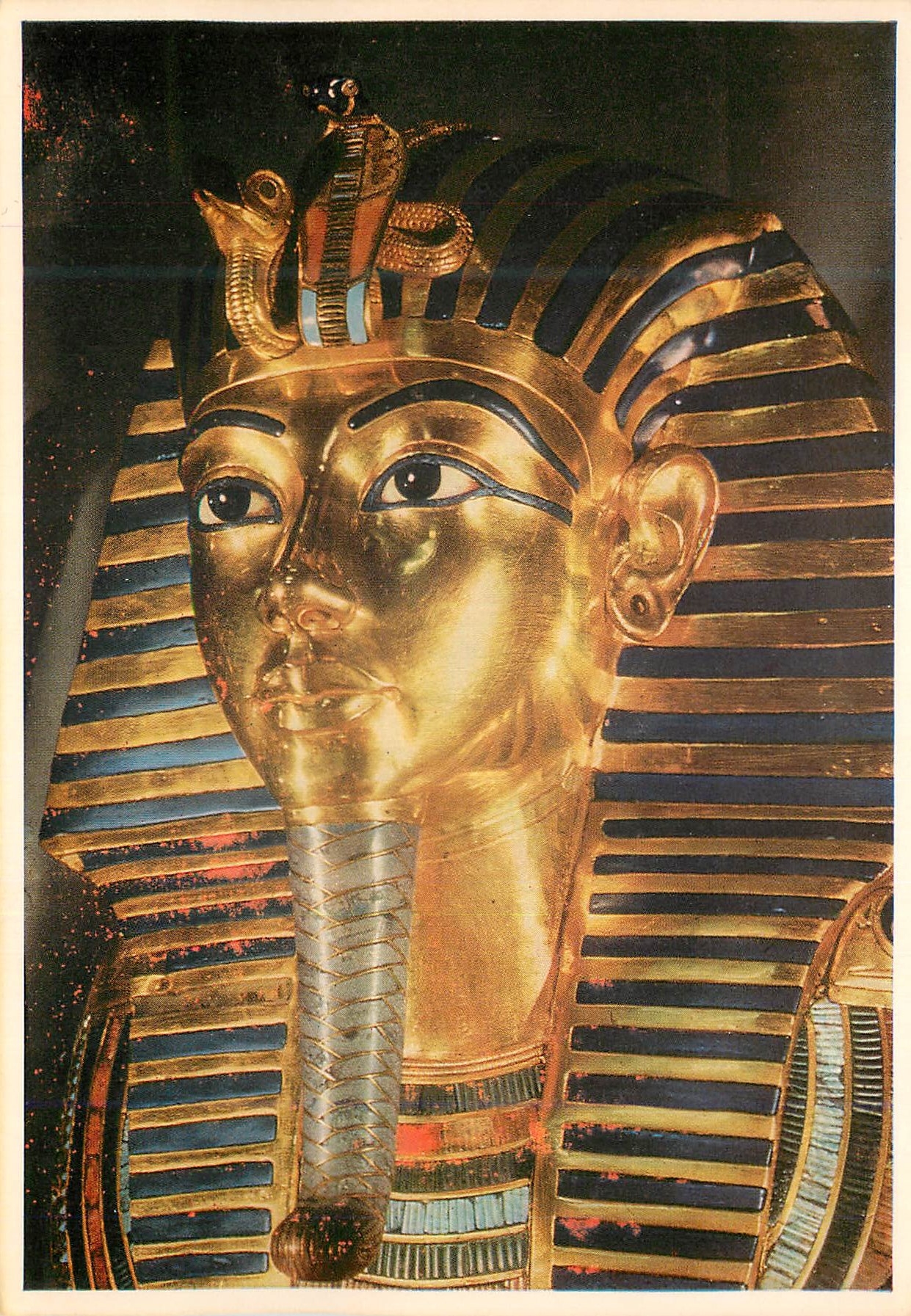 CPM Art Egyptian The Treasure of Tutankhamen The Gold Funeral Mask