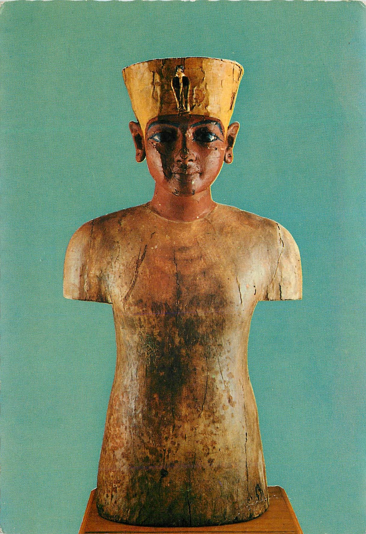 CPM Cairo The Egyptian Museum Reine Ankhesenamun femme du roi Tutankhamoun