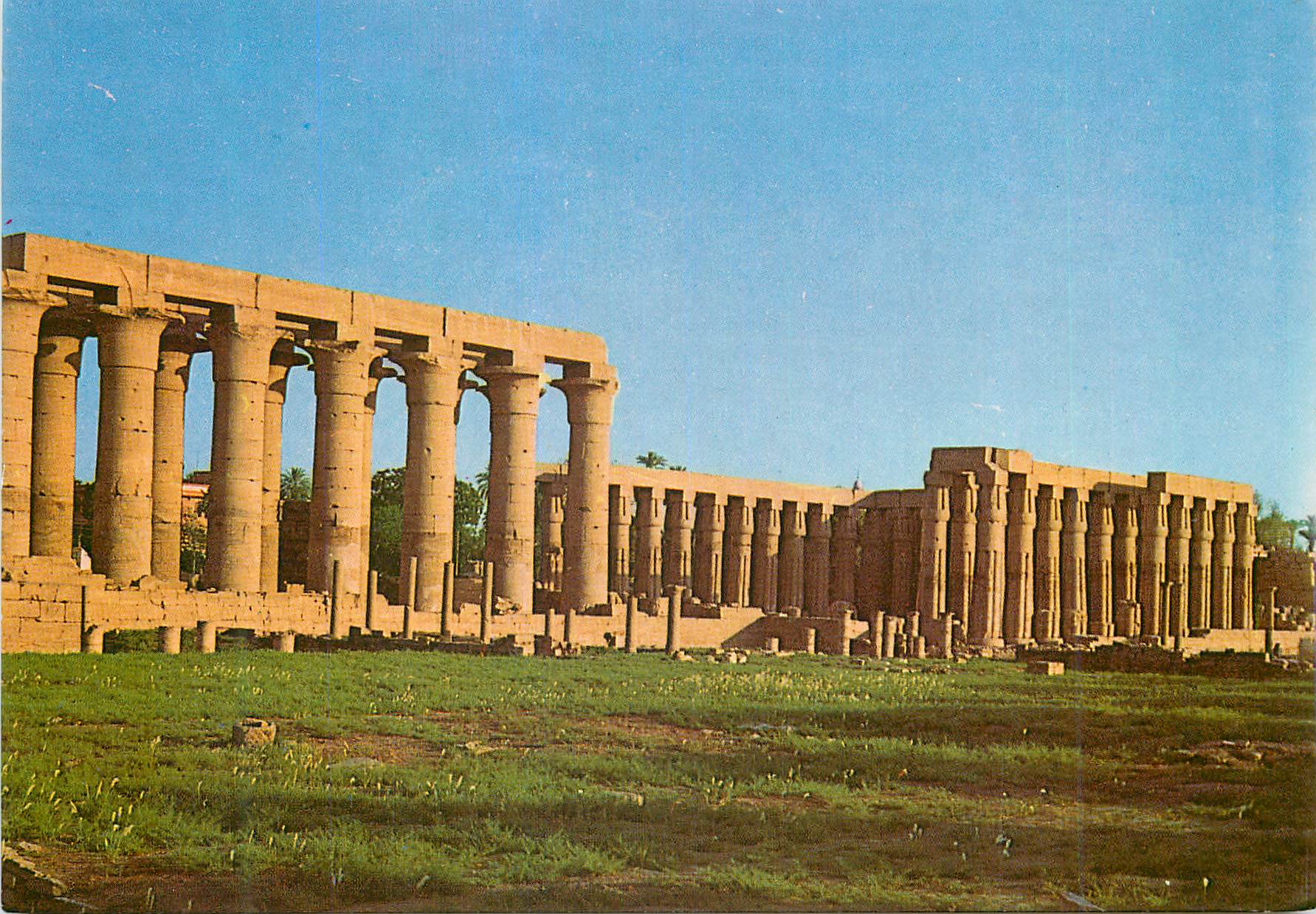 CPM Luxor Papyrus columns of Amun Temple