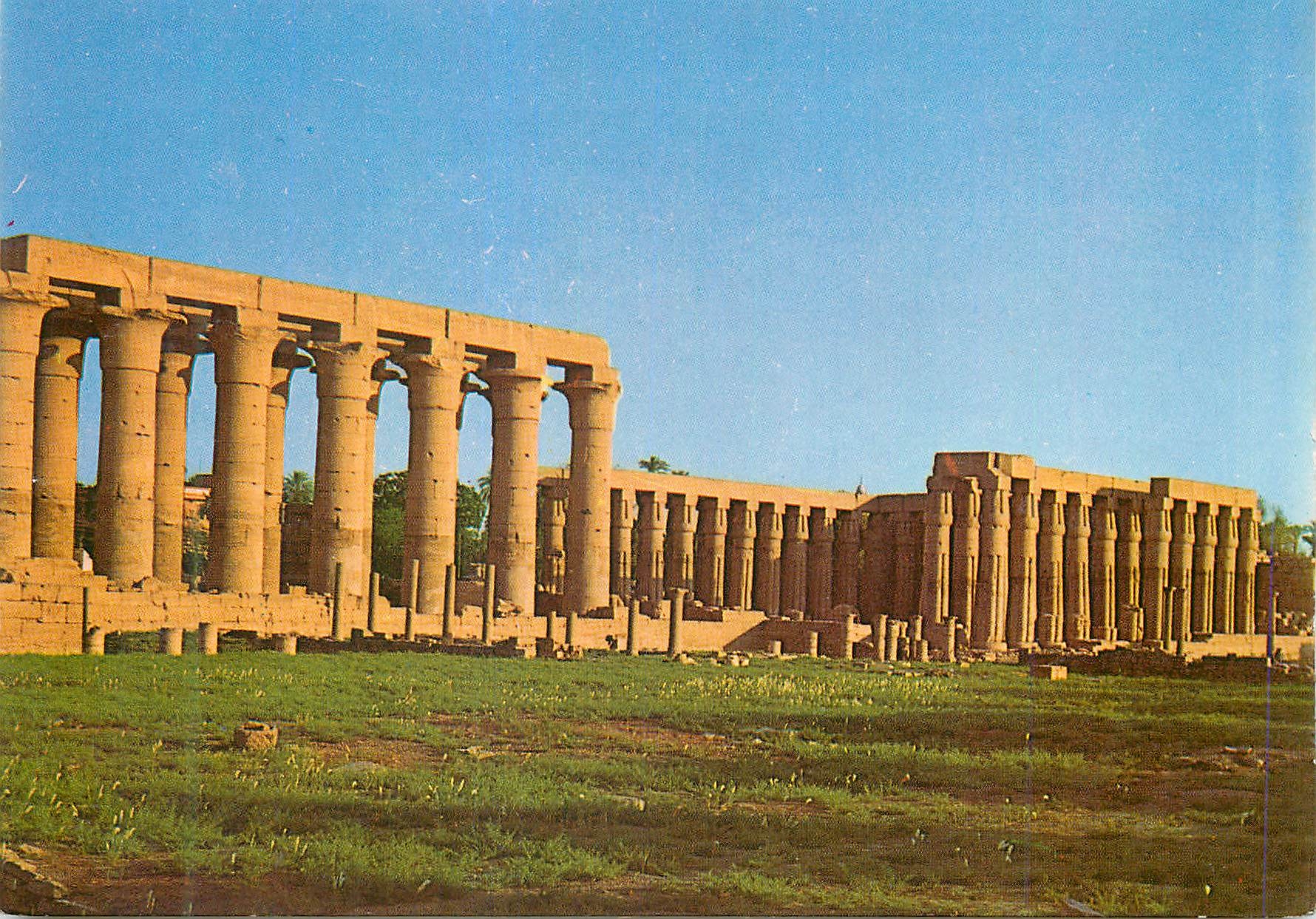 CPM Luxor Papyrus columns of Amun Temple