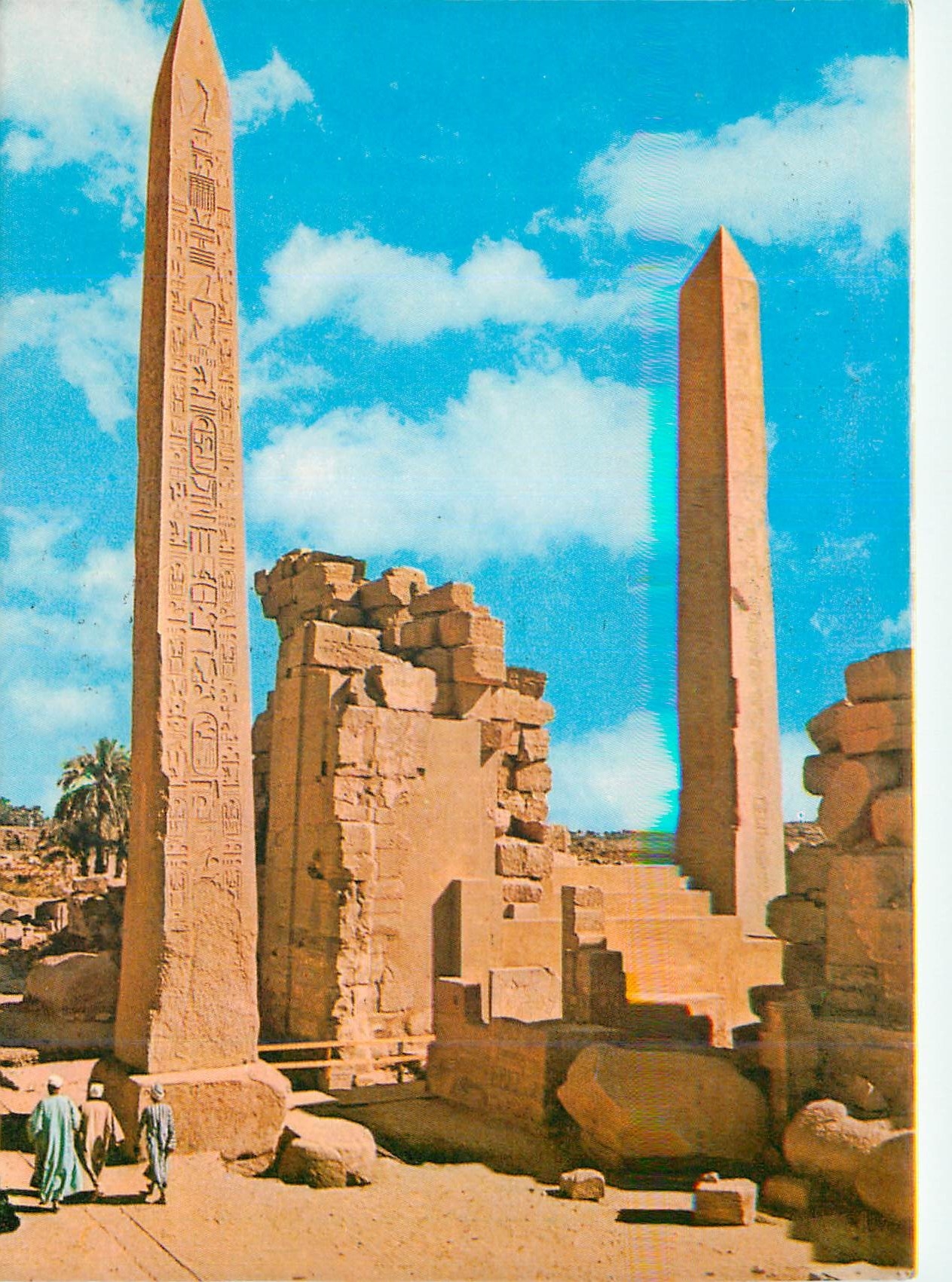 CPM Karnak  Obelisques de Thotmes iii et de la reine Hatshepsut