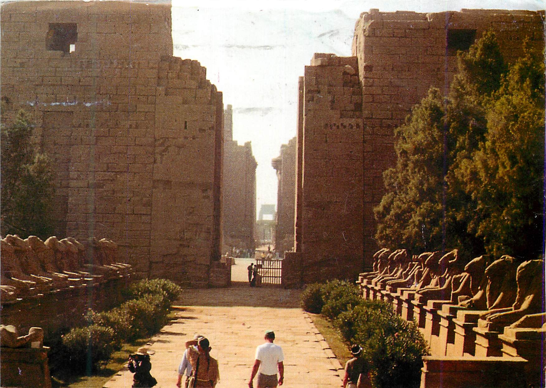 CPM Karnak Allee des Sphinxes et des Pylones du Temple d Amon Ra