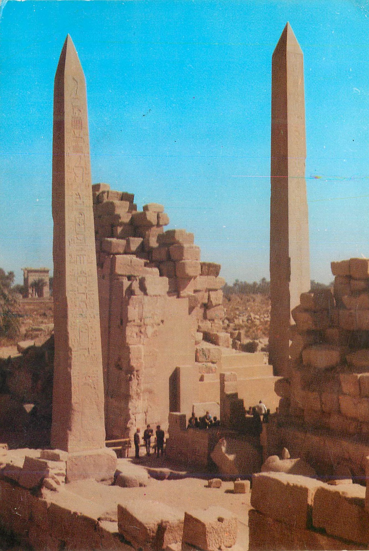 CPM Karnak Amun Temple Obelisk erected by Queen Hatshepsut