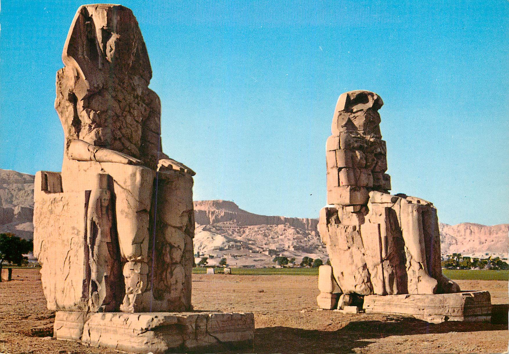CPM Thebes Memnon Colossi Amenophis iii