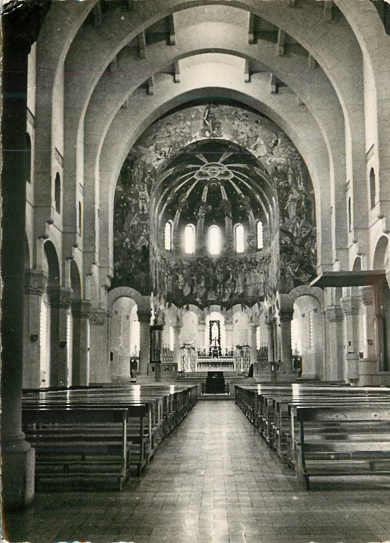 CPM Cathedrale Marie Reine du Monde Port Said La Nef