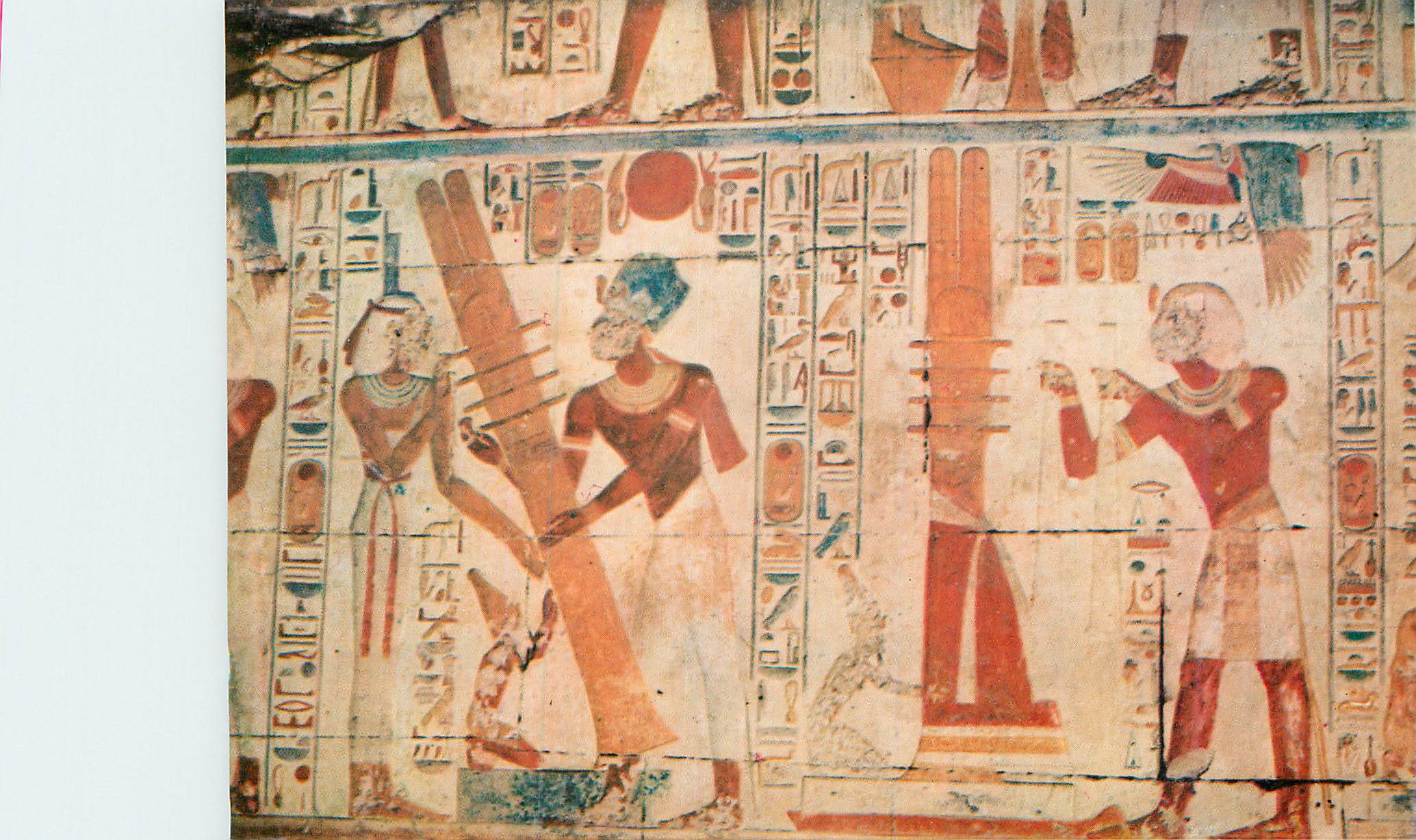 CPM Le roi faisant des sacrifices a la deesse Isis Egypt