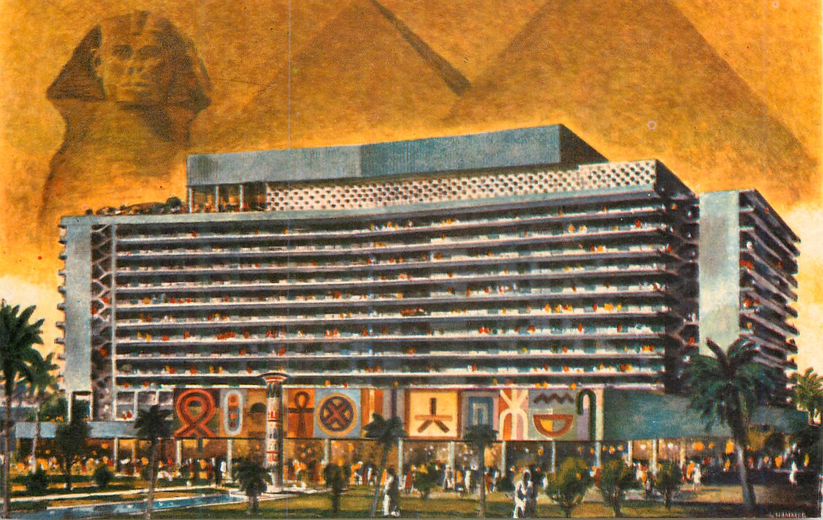 Hôtel Nile Hilton — Cairo, Égypte — éditeur Hammer