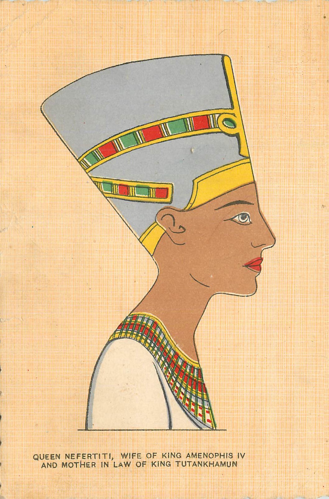 CPM Queen Nefertiti Wife of King Amenophis iv and mother in law of King Tutankhamun La Reine Nefertiti