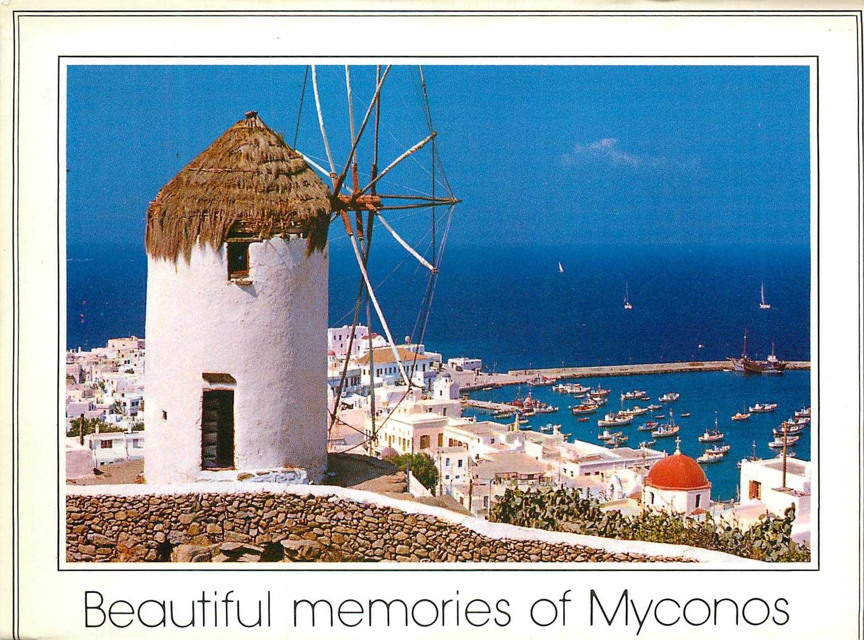 CPM Beautiful memories of Myconos