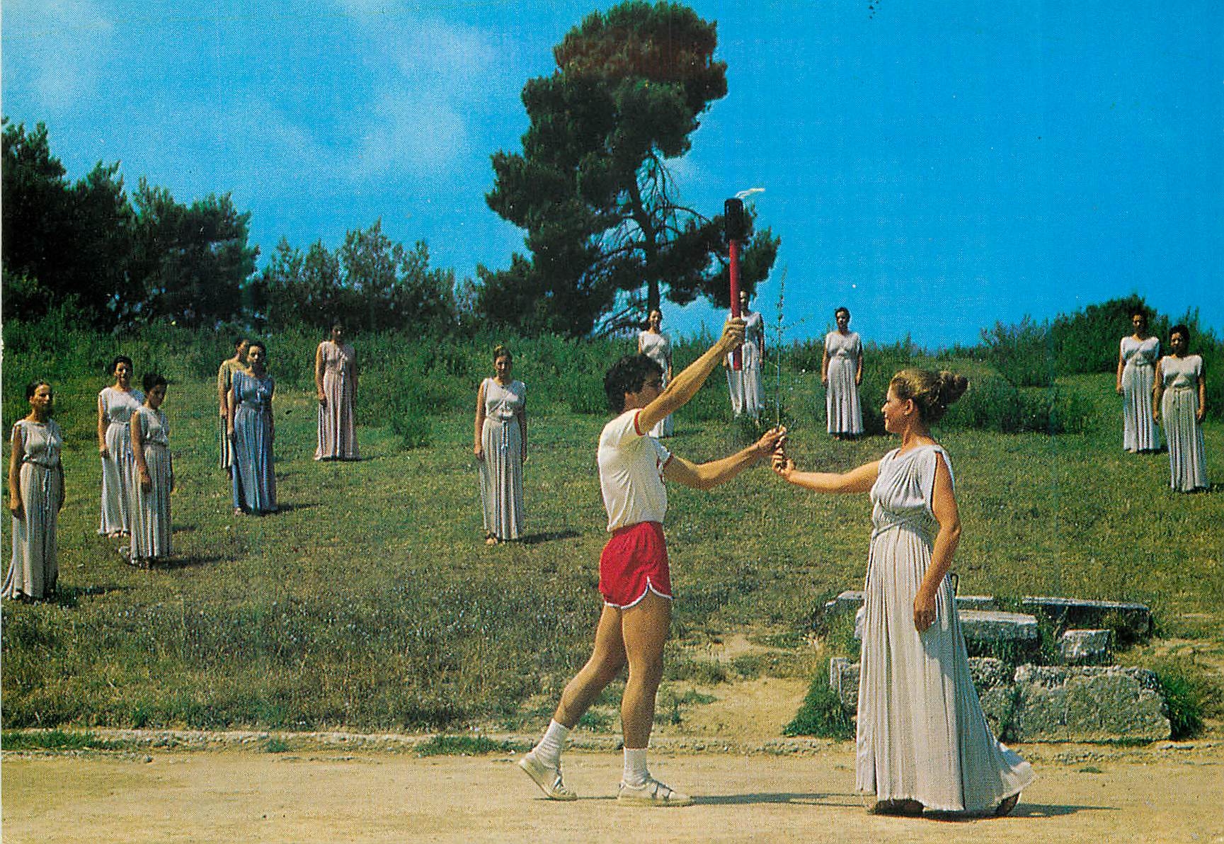 CPM Olympie La premise de la Flamme Olympique