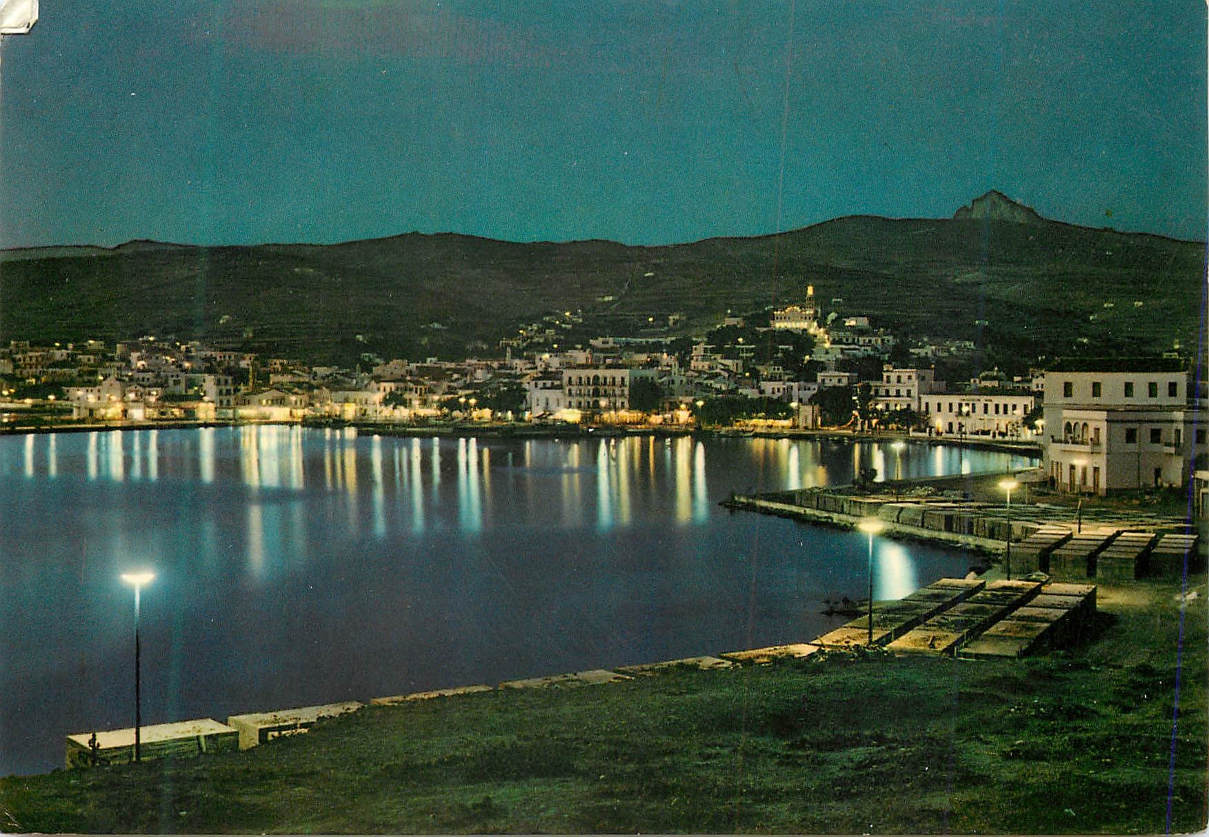 CPM Tinos Vue generale pendant la nuit