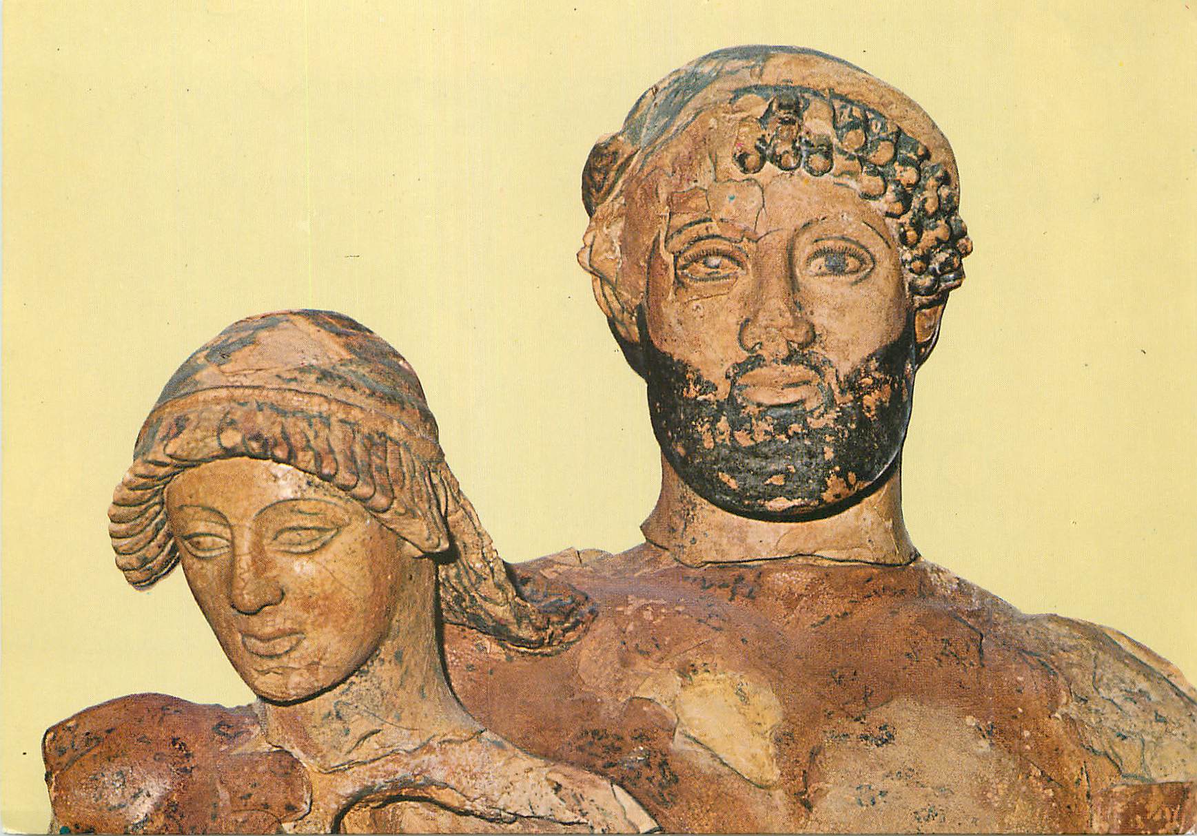CPM Olympie Terracotta compound portraying the abduction of Ganymede by Zeus