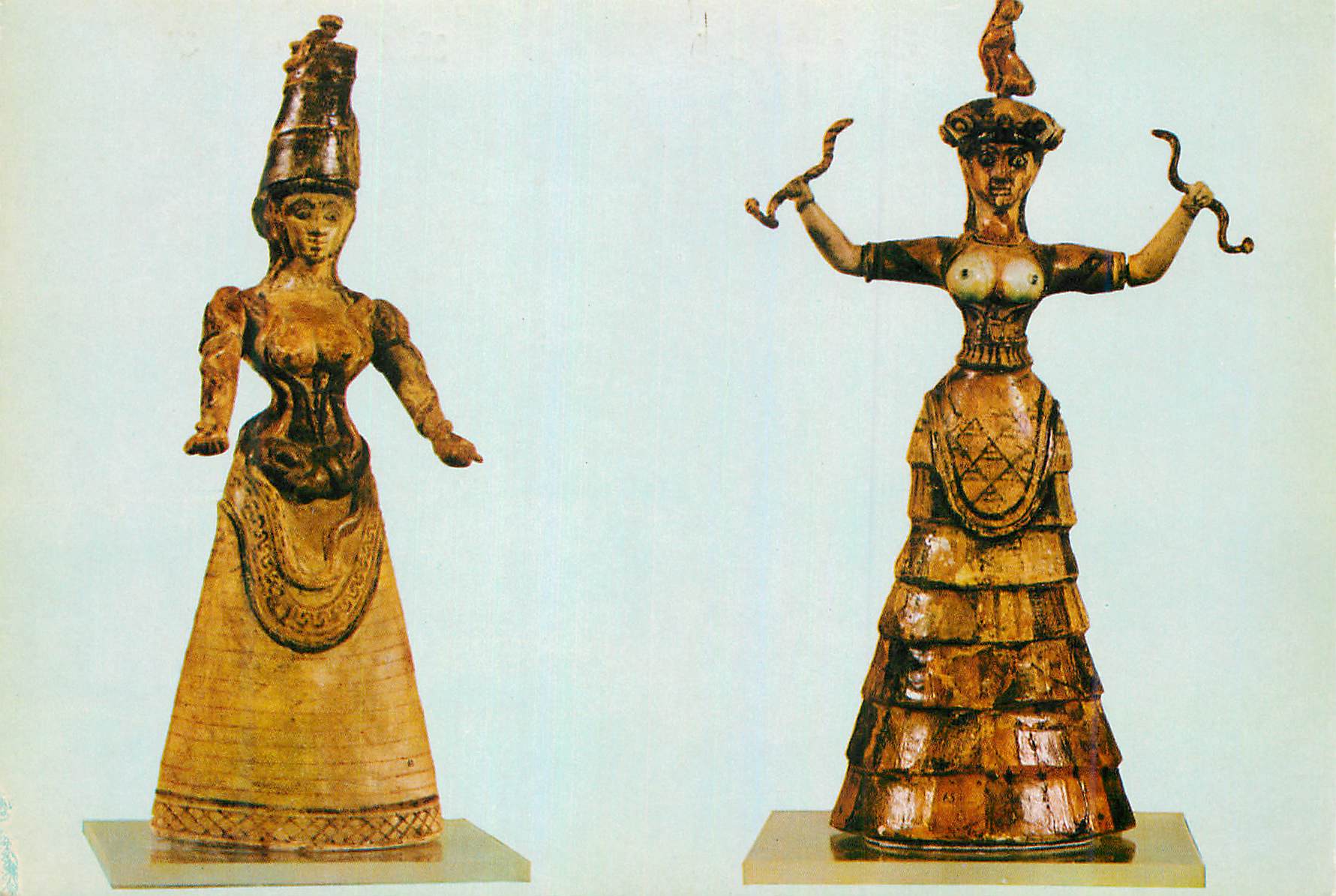 CPM Heraklion Museum Faience Snake Godess From Knossos