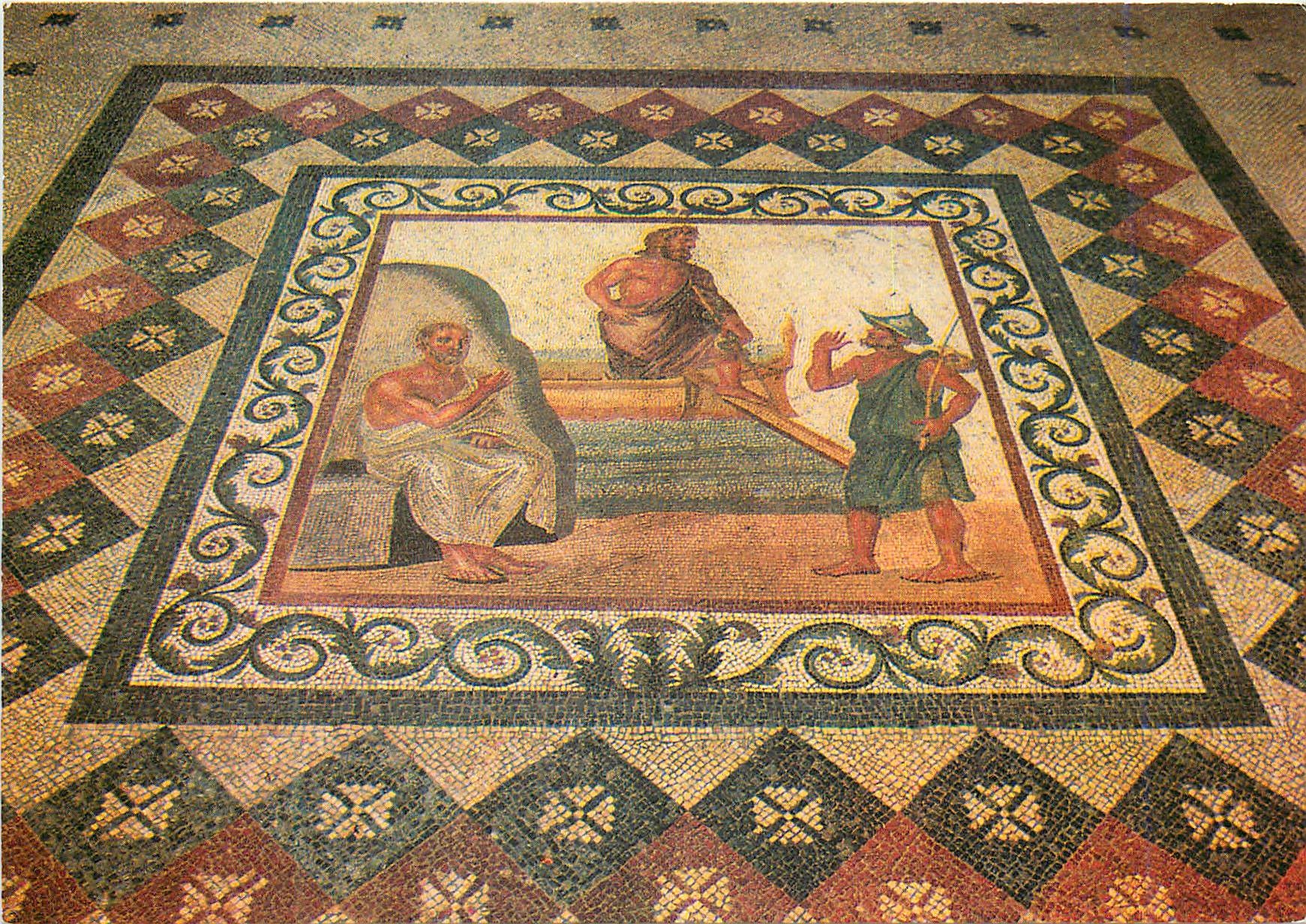 CPM Kos Museum Mosaic floor from a Roman house in the town of Kos