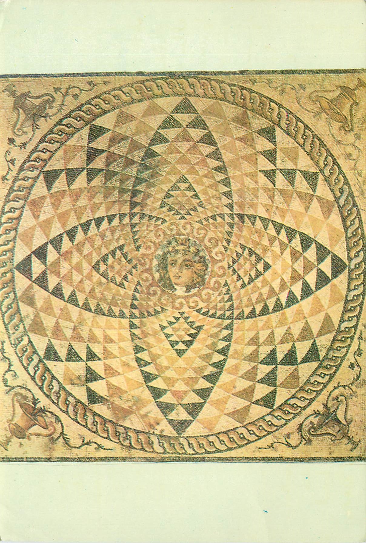 CPM Le Musee de l Ancienne Corinthe Mosaique du Manoir Romain