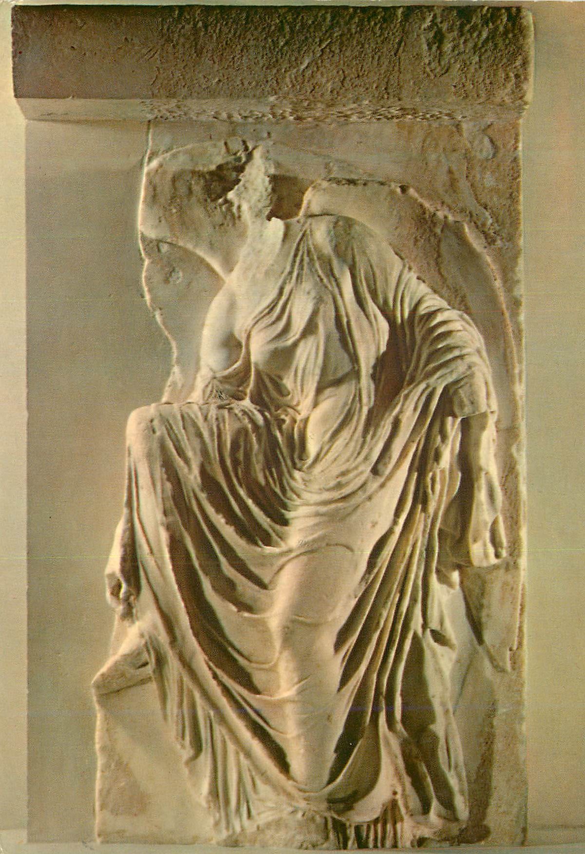 CPM Athens Acropolis Museum Nike victory unloosening her sandal