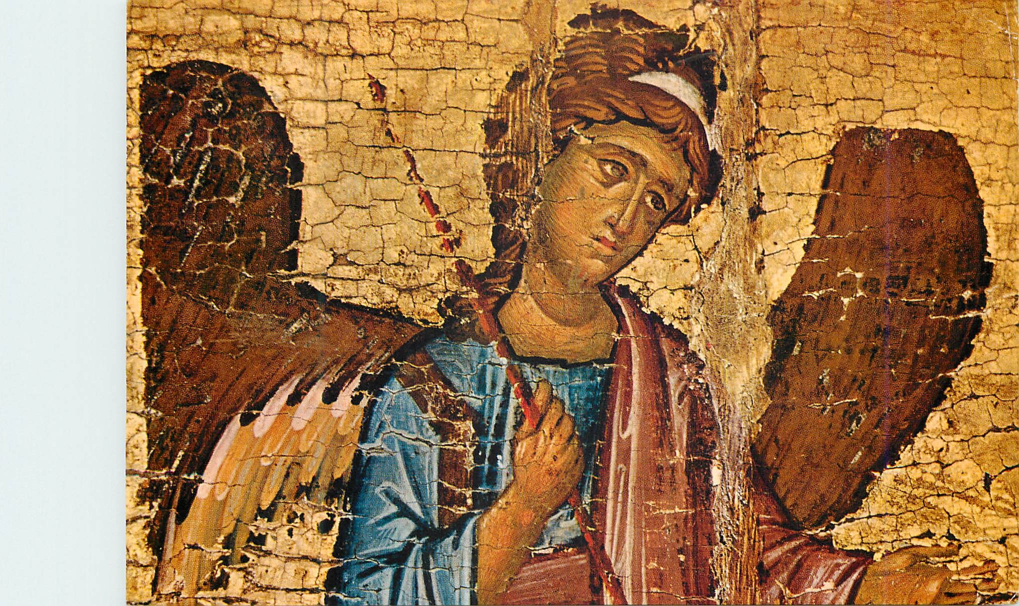 CPM Byzantine Museum Scenes of Saint Georges life