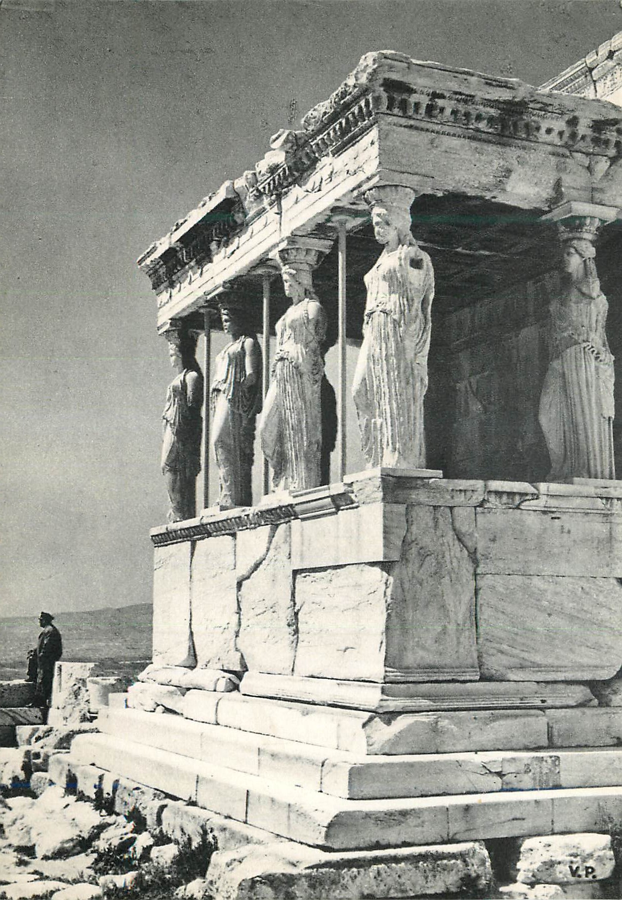 CPM Caryatides Erectheion sur l Acropolic d Athenes