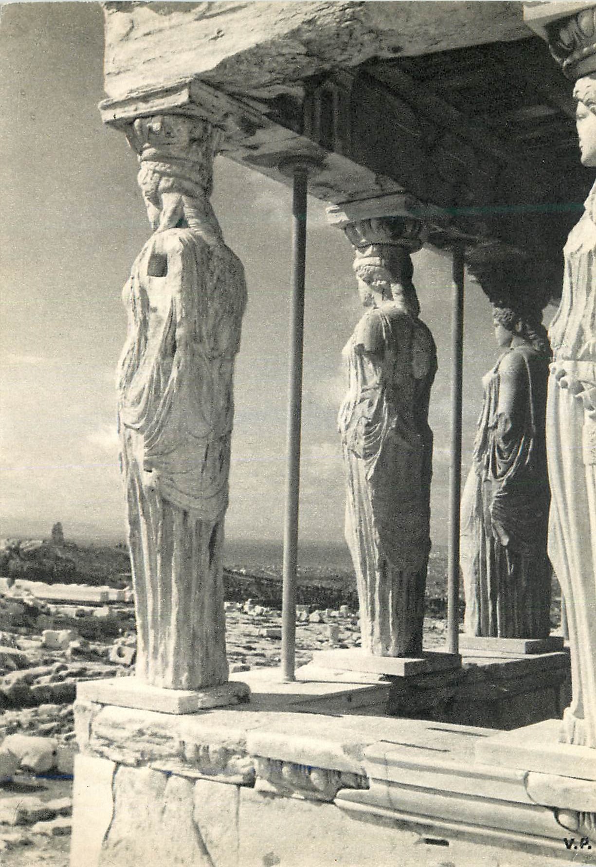 CPM Caryatides Erectheion of the Acropolis