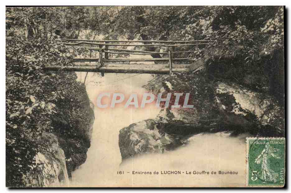 Environs de Luchon CPA Le gouffre de Bouneou