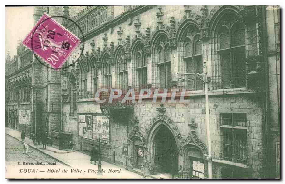 Douai CPA Hotel de ville Facade Nord