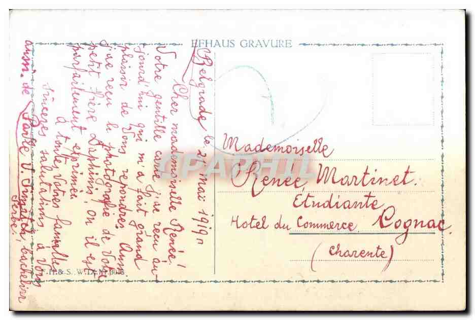 CPA Fantaisie J Nosek Goethe — Verso