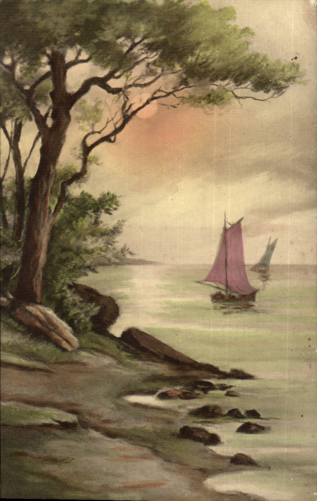 CPA FAntaisie Bateau